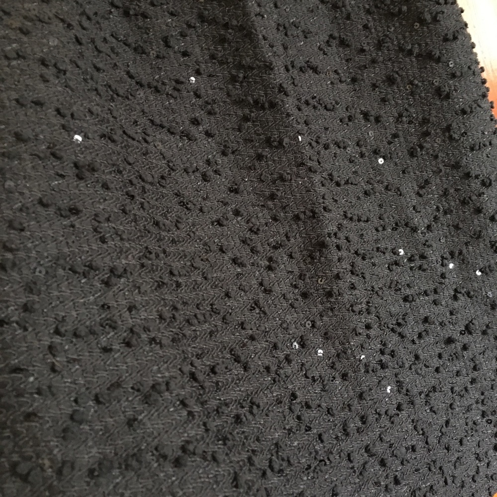 Ann Taylor black sparkle tweed tank shell top - Picture 6 of 6